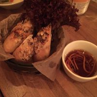 Vegan spring rolls at Banh Banh in South East London