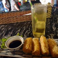 V spring rolls 😋 at Citronella in Hoi An