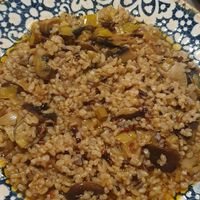 Arroz con setas at La Lluna in Valencia