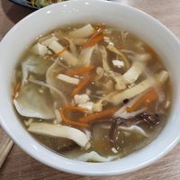 Dumpling with hot and sour soup - "soup" was more like gelee, dumplings had a strong taste of lamb. I didn't like at Yí Hēng Zhāi 宜亨齋 in Taipei