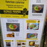 Menuboard at Konjo Mama in Newstead