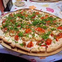 Veganer Tonno Flammkuchen at Flammerie Alt-Saarbrücken in Saarbrucken