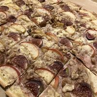 Apfel-Feige-Flammkuchen  at Flammerie Alt-Saarbrücken in Saarbrucken