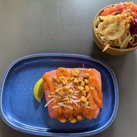 Burrito Chimichirri mit Beilagensalat  at Enchilada in Bremen