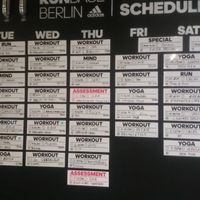 Training schedule at LAB Kitchen in Berlin