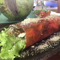 Papaya wrap...  at Cacao Flow in Jimbaran