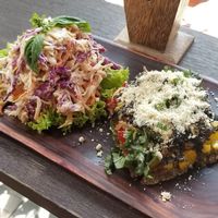 pizza at Cacao Flow in Jimbaran