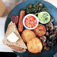 Vegan breakfast at Birdhouse in Sheffield