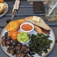 Vegan breakfast at Birdhouse in Sheffield