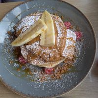 Biscoff and banana pancakes at Birdhouse in Sheffield