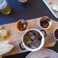 Mediterranean deli board at Birdhouse in Sheffield