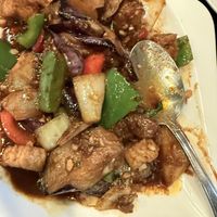 Spicy eggplant   at Blue Elephant in Bakersfield