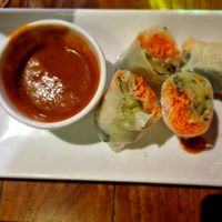 Spring rolls. I had eaten 2 pieces. at Monsoon Poon in Wellington