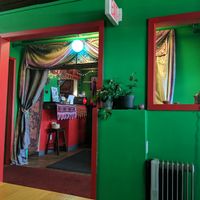 Decorations at Hari Om in Fairbanks