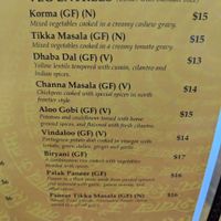 V for vegan! at Hari Om in Fairbanks