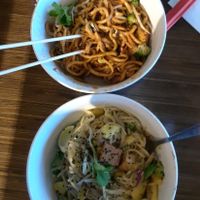 Japanese Pan Noodles and Thai Curry at Noodles & Company in Schererville
