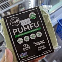 Pumpkin seed tofu alternative! at The Vegan Grocery Store in North Tonawanda