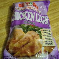 May wah chicken legs (they have a bunch of may wah products) at The Vegan Grocery Store in North Tonawanda
