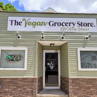 Exterior at The Vegan Grocery Store in North Tonawanda