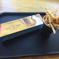 Vegan Veggie Kathi Roll & Spicy Fries at Chachu's Indian Street Food in Hornsby