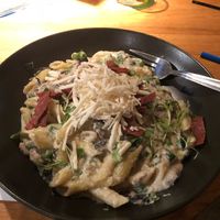 Vegan carbonara   at Caboolture Sports Club in Morayfield