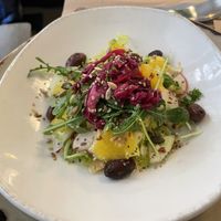 Salad with oranges, cabbage and olives  at Les Maduixes in Valencia
