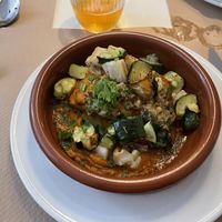 Vegan lasagna   at Les Maduixes in Valencia