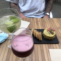 Guacamole and bread. And nice cocktails!  at ChaCha in Nantes