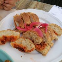 Prefou au pesto rouge (vegan) at ChaCha in Nantes