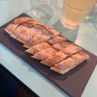 Pesto breadd  at ChaCha in Nantes