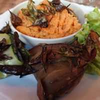 Main course at ChaCha in Nantes