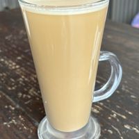 Oat milk Latte   at Mojo's Music Cafe in Scarborough