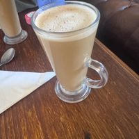 Oat latte   at Mojo's Music Cafe in Scarborough