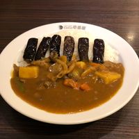 Vegetarian curry with vegetables and eggplant (with mushrooms added by request) at CoCo Ichibanya - Nishku in Osaka