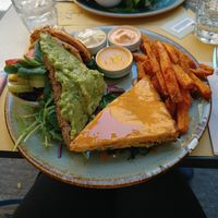 Vegan brunch plate at Shake Cafe - Camillo Cavour in Florence