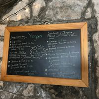 Vegan menu!! at Darnley Coffee House in Stirling