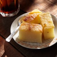 Vegetarian Kueh Bingka (Baked Tapioca) w egg at Kueh Ho Jiak 粿好吃 - Tanjong Pagar in Central Singapore