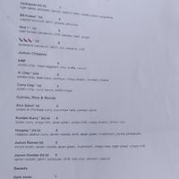 Portstewart York Inn pop up day 1 menu  at Jumon in Belfast