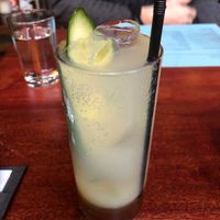 Lemon ginger cucumber spritzer    at Jumon in Belfast