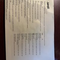 Food menu   at Jumon in Belfast