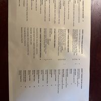 Drink menu  at Jumon in Belfast