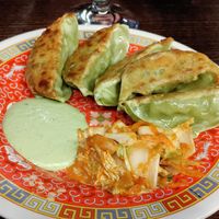 Fried dumplings at Jumon in Belfast