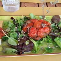 Vegan parmigiana at Fiumefreddo Bio in Venice