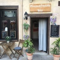 Welcoming storefront at Fiumefreddo Bio in Venice