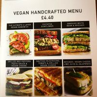 hand made (to order), choose main filling, bread and salad items from the bar at Grano in Manchester