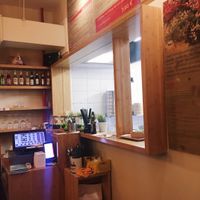 view into the kitchen at LeDu Happy Dumplings & Noodle in Munich