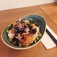 rice noodle salad at LeDu Happy Dumplings & Noodle in Munich