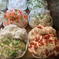 6 vegan tofu spreads at Tompkins Square Bagels in New York City