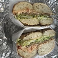 The Salino made vegan on request  at Tompkins Square Bagels in New York City