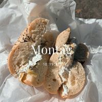   at Tompkins Square Bagels in New York City